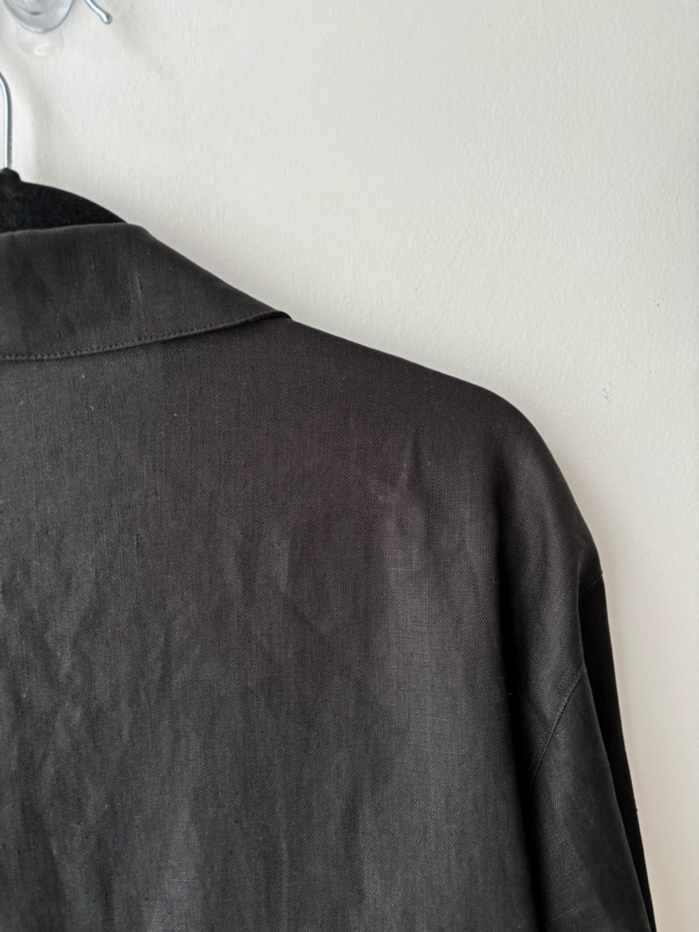 Vintage Talbots 100% Linen Blazer Jacket Size 6 Medium Minimalist Classic - Picture 9 of 11